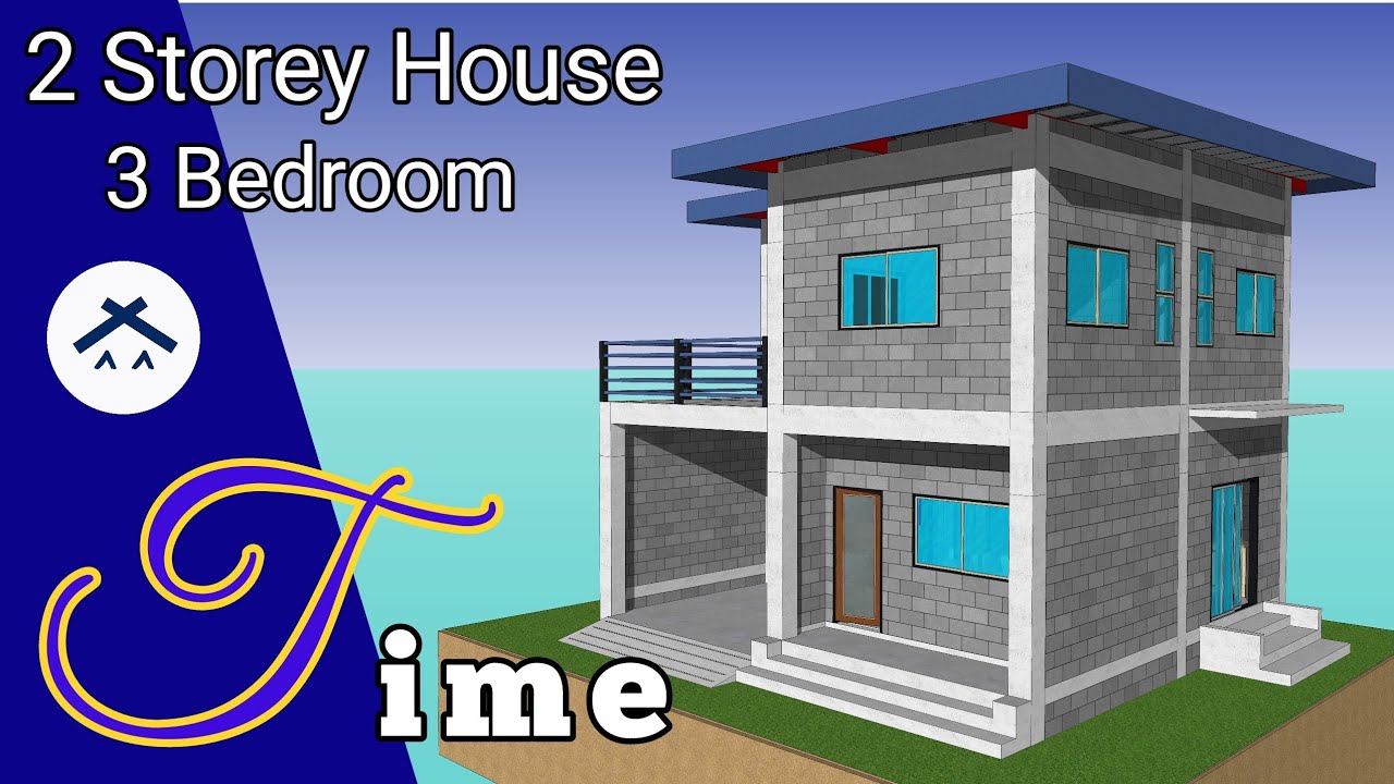 Simple House Design 3 Bedroom House 64 Square Meters Max Houzez